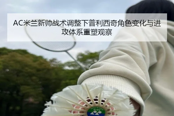 AC米兰新帅战术调整下普利西奇角色变化与进攻体系重塑观察